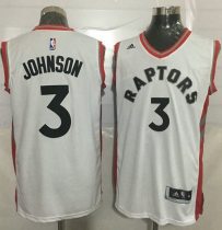 Toronto Raptors -3 James Johnson White Stitched NBA Jersey Toronto Raptors -3 James Johnson White Stitched NBA Jersey