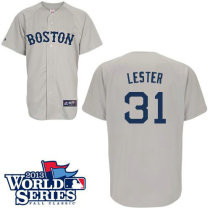 Boston Red Sox #31 Jon Lester Grey Cool Base 2013 World Series Patch Stitched MLB Jersey Boston Red Sox #31 Jon Lester Grey Cool Base 2013 World Series Patch Stitched MLB Jersey
