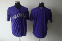 Colorado Rockies Blank Purple Cool Base Stitched MLB Jersey Colorado Rockies Blank Purple Cool Base Stitched MLB Jersey
