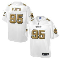 Nike Minnesota Vikings -95 Sharrif Floyd White NFL Pro Line Fashion Game Jersey