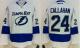 Tampa Bay Lightning -24 Ryan Callahan White Stitched NHL Jersey