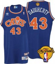 Cleveland Cavaliers -43 Brad Daugherty Blue CAVS Throwback The Finals Patch Stitched NBA Jersey Cleveland Cavaliers -43 Brad Daugherty Blue CAVS Throwback The Finals Patch Stitched NBA Jersey