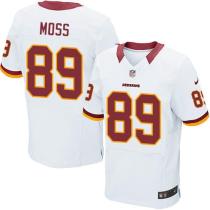 Nike Washington Redskins -89 Santana Moss White Men's Stitched NFL Elite Jersey Nike Washington Redskins -89 Santana Moss White Men's Stitched NFL Elite Jersey