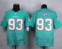 Nike Miami Dolphins #93 Ndamukong Suh Aqua Green Team Color Men's Stitched NFL New Elite Jersey Nike Miami Dolphins #93 Ndamukong Suh Aqua Green Team Color Men's Stitched NFL New Elite Jersey