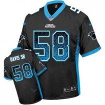 Nike Carolina Panthers -58 Thomas Davis Sr Black Team Color Stitched NFL Elite Drift Fashion Jersey Nike Carolina Panthers -58 Thomas Davis Sr Black Team Color Stitched NFL Elite Drift Fashion Jersey