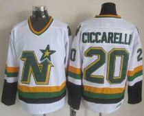 Dallas Stars -20 Dino Ciccarelli White CCM Throwback Stitched NHL Jersey Dallas Stars -20 Dino Ciccarelli White CCM Throwback Stitched NHL Jersey