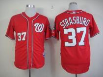 Washington Nationals #37 Stephen Strasburg Stitched Red MLB Jersey Washington Nationals #37 Stephen Strasburg Stitched Red MLB Jersey
