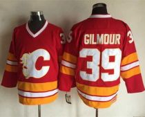 Calgary Flames -39 Doug Gilmour Red CCM Throwback Stitched NHL Jersey Calgary Flames -39 Doug Gilmour Red CCM Throwback Stitched NHL Jersey