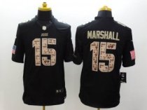 Nike Bears -15 Brandon Marshall Black NFL Limited Salute to Service Jersey Nike Bears -15 Brandon Marshall Black NFL Limited Salute to Service Jersey