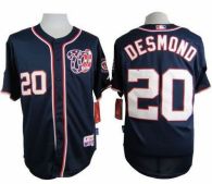 Washington Nationals #20 Ian Desmond Navy Blue Cool Base Stitched MLB Jersey