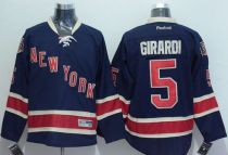 New York Rangers -5 Dan Girardi Navy Blue Alternate Stitched NHL Jersey New York Rangers -5 Dan Girardi Navy Blue Alternate Stitched NHL Jersey