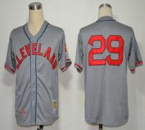 Mitchell And Ness 1948 Cleveland Indians -29 Satchel Paige Grey Stitched MLB Jersey Mitchell And Ness 1948 Cleveland Indians -29 Satchel Paige Grey Stitched MLB Jersey