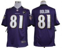Nike Ravens -81 Anquan Boldin Purple Team Color With Art Patch Men Stitched NFL Limited Jersey Nike Ravens -81 Anquan Boldin Purple Team Color With Art Patch Men Stitched NFL Limited Jersey