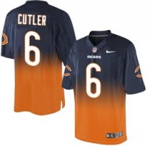 Nike Bears -6 Jay Cutler Navy Blue Orange Stitched NFL Elite Fadeaway Fashion Jersey Nike Bears -6 Jay Cutler Navy Blue Orange Stitched NFL Elite Fadeaway Fashion Jersey