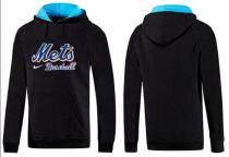 New York Mets Pullover Hoodie Black Blue New York Mets Pullover Hoodie Black Blue