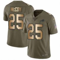 Nike Bills -25 LeSean McCoy Olive Gold Stitched NFL Limited 2017 Salute To Service Jersey Nike Bills -25 LeSean McCoy Olive Gold Stitched NFL Limited 2017 Salute To Service Jersey