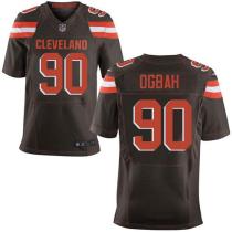 Nike Browns -90 Emmanuel Ogbah Brown Team Color Stitched NFL New Elite Jersey Nike Browns -90 Emmanuel Ogbah Brown Team Color Stitched NFL New Elite Jersey