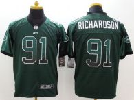 Nike New York Jets -91 Sheldon Richardson Green Team Color Men's Stitched NFL Elite Drift Fashion Je