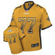 Nike Saints -77 Willie Roaf Gold Stitched NFL Elite Drift Fashion Jersey