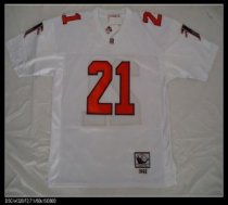 Mitchell And Ness Falcons 21 Deion Sanders White Throwback Stitched NFL Jersey Mitchell And Ness Falcons 21 Deion Sanders White Throwback Stitched NFL Jersey