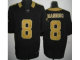 Nike New Orleans Saints 8 Archie Manning Black Elite Jerseys