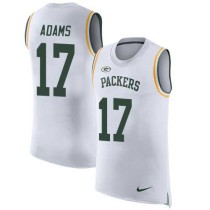 Nike Packers -17 Davante Adams White Stitched NFL Limited Rush Tank Top Jersey Nike Packers -17 Davante Adams White Stitched NFL Limited Rush Tank Top Jersey