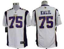 Nike Vikings -75 Matt Kalil White Stitched NFL Limited Jersey Nike Vikings -75 Matt Kalil White Stitched NFL Limited Jersey