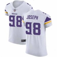 Nike Vikings -98 Linval Joseph White Stitched NFL Vapor Untouchable Elite Jersey