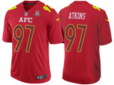 2017 PRO BOWL AFC GENO ATKINS RED GAME JERSEY
