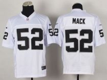 Nike Oakland Raiders #52 Khalil Mack White Men's Stitched NFL Elite Jersey Nike Oakland Raiders #52 Khalil Mack White Men's Stitched NFL Elite Jersey