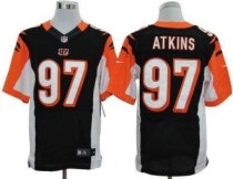 Nike Bengals -97 Geno Atkins Black Team Color Stitched NFL Elite Jersey Nike Bengals -97 Geno Atkins Black Team Color Stitched NFL Elite Jersey
