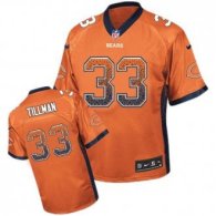 Nike Bears -33 Charles Tillman Orange Alternate Stitched NFL Elite Drift Fashion Jersey