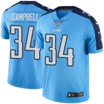 Nike Titans -34 Earl Campbell Light Blue Stitched NFL Color Rush Limited Jersey Nike Titans -34 Earl Campbell Light Blue Stitched NFL Color Rush Limited Jersey