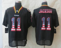 2014 New Nike Washington RedSkins 11 Jackson USA Flag Fashion Black Elite Jerseys 2014 New Nike Washington RedSkins 11 Jackson USA Flag Fashion Black Elite Jerseys