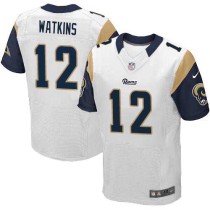 Nike Rams -12 Sammy Watkins White Stitched NFL Elite Jersey Nike Rams -12 Sammy Watkins White Stitched NFL Elite Jersey