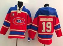 Montreal Canadiens -19 Larry Robinson Red Sawyer Hooded Sweatshirt Stitched NHL Jersey Montreal Canadiens -19 Larry Robinson Red Sawyer Hooded Sweatshirt Stitched NHL Jersey