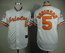 Mitchell And Ness 1970 Baltimore Orioles #5 Brooks Robinson White Throwback Stitched MLB Jersey Mitchell And Ness 1970 Baltimore Orioles #5 Brooks Robinson White Throwback Stitched MLB Jersey