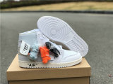 Authentic Off White x Air Jordan 1 White GS