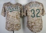 Cincinnati Reds -32 Jay Bruce Camo Alternate Cool Base Stitched MLB Jersey