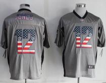 Nike Ravens -12 Jacoby Jones Grey Men's Stitched NFL Elite USA Flag Fashion Jersey Nike Ravens -12 Jacoby Jones Grey Men's Stitched NFL Elite USA Flag Fashion Jersey