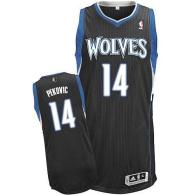 Revolution 30 Minnesota Timberwolves -14 Nikola Pekovic Black Stitched NBA Jersey