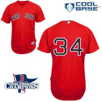 Boston Red Sox #34 David Ortiz Red Cool Base 2013 World Series Champions Patch Stitched MLB Jersey Boston Red Sox #34 David Ortiz Red Cool Base 2013 World Series Champions Patch Stitched MLB Jersey