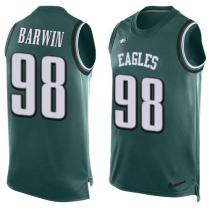 Nike Eagles -98 Connor Barwin Midnight Green Team Color Stitched NFL Limited Tank Top Jersey Nike Eagles -98 Connor Barwin Midnight Green Team Color Stitched NFL Limited Tank Top Jersey