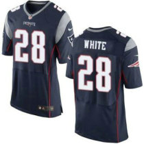Nike New England Patriots -28 James White Navy Blue Team Color Stitched NFL New Elite Jersey Nike New England Patriots -28 James White Navy Blue Team Color Stitched NFL New Elite Jersey