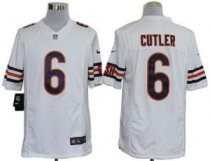 Nike Bears -6 Jay Cutler White Stitched NFL Limited Jersey Nike Bears -6 Jay Cutler White Stitched NFL Limited Jersey