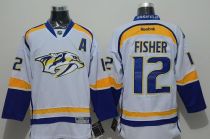 Nashville Predators -12 Mike Fisher White Road Stitched NHL Jersey Nashville Predators -12 Mike Fisher White Road Stitched NHL Jersey