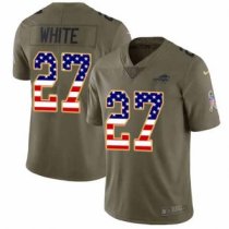 Nike Bills -27 Tre Davious White Olive USA Flag Stitched NFL Limited 2017 Salute To Service Jersey Nike Bills -27 Tre Davious White Olive USA Flag Stitched NFL Limited 2017 Salute To Service Jersey