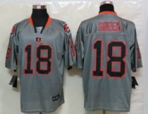 New Nike Cincinnati Bengals 18 Green Lights Out Grey Elite Jersey New Nike Cincinnati Bengals 18 Green Lights Out Grey Elite Jersey