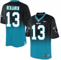 Nike Carolina Panthers -13 Kelvin Benjamin BlackBlue Stitched NFL Elite Fadeaway Fashion Jersey Nike Carolina Panthers -13 Kelvin Benjamin BlackBlue Stitched NFL Elite Fadeaway Fashion Jersey