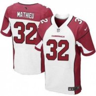 Nike Arizona Cardinals -32 Mathieu Jersey White Elite Road Jersey